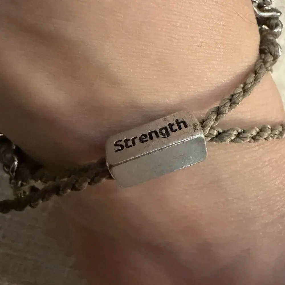 Wakami Strength braided Bracelet Ethically Handcrafted 10% Donated To Charity